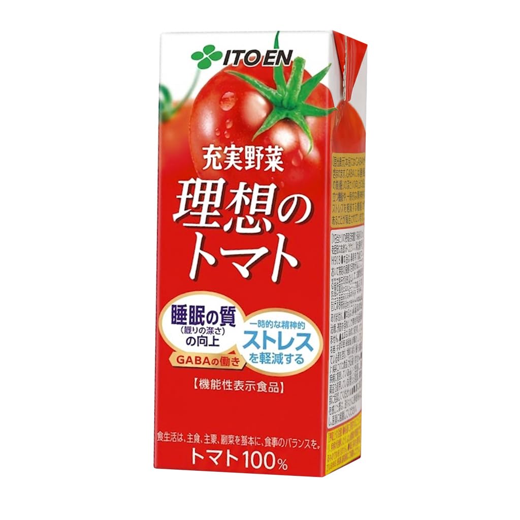 Amazon.co.jp: 伊藤園 理想のトマト 200ml紙パック×72本[24本×3ケース